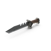 Sci-Fi Hunter Knife Brown PNG & PSD Images