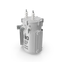 Single Phase Electric Pole Transformer PNG & PSD Images