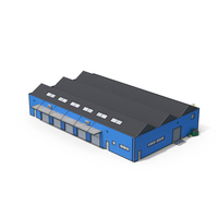 Blue Industrial Building PNG & PSD Images