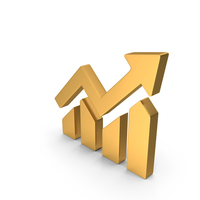 Market Growth Arrow Up PNG & PSD Images