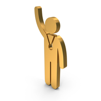 One Raising Hand With Medal Win PNG & PSD Images