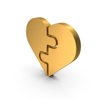 Two Piece Heart Puzzle Game PNG & PSD Images