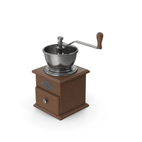 Coffee Mill Dark Wood PNG & PSD Images