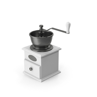 White Coffee Mill PNG & PSD Images