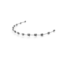 Lower Jaw Self Ligating Steel Dental Braces PNG & PSD Images