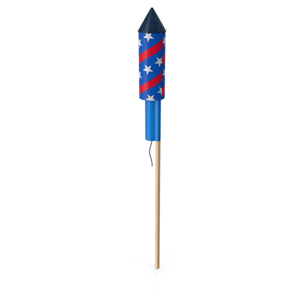 Firework Rocket With Stars PNG & PSD Images