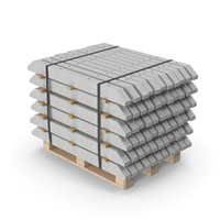 Stacked Concrete Spur On Wood Pallet PNG & PSD Images