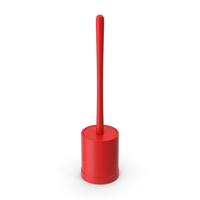 Red Toilet Brush PNG & PSD Images