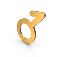 Demiboy Gender Icon Gold PNG & PSD Images