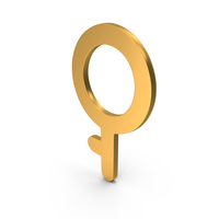 Demigirl Gender Icon Gold PNG & PSD Images