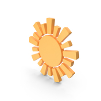 Sun Coloured Icon Gold PNG & PSD Images
