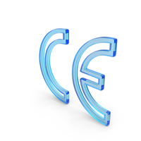Out Line Certificate Mark European Symbol Glass PNG & PSD Images