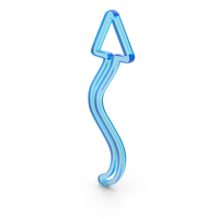 Glass Curved Arrow Outline Icon PNG & PSD Images