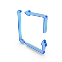 Glass Square Three Arrows Icon PNG & PSD Images