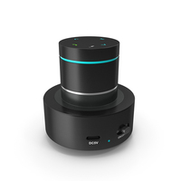 Portable Vibrating Speaker Black ON PNG & PSD Images