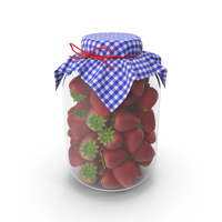 Strawberries In A Jar PNG & PSD Images