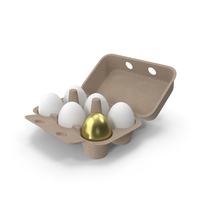 One Golden Egg In Pack PNG & PSD Images