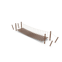 Rope Bridge Dark Wood PNG & PSD Images