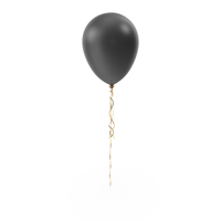 Balloon Single Black PNG & PSD Images