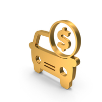 Dollar Car Travel Icon PNG & PSD Images