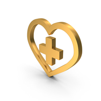 Heart Medical Cross Symbol PNG & PSD Images