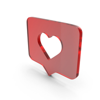 Heart Instagram Chat Icon PNG & PSD Images