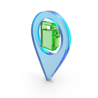 Petrol Bunk Map Location Pin Icon PNG & PSD Images