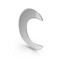 Silver Mirror Moon PNG & PSD Images