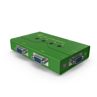 USB KVM Switch Green PNG & PSD Images