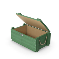 Green Ammo Crate Opened PNG & PSD Images