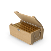 Ammo Crate And Gold Bars PNG & PSD Images