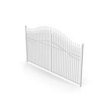 Red Metal Gates PNG & PSD Images