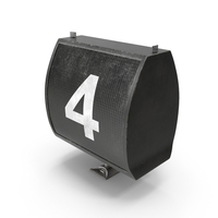 Generic Distance Remaining Sign Dirty PNG & PSD Images