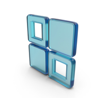 Four Square Menu Symbol PNG & PSD Images
