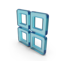 Grid Menu Symbol PNG & PSD Images