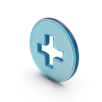 Medical Cross In Circle Symbol PNG & PSD Images