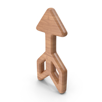 Arrow Symbol Wood PNG & PSD Images