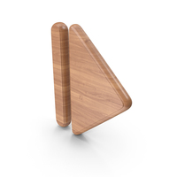 Autoplay Symbol Wood PNG & PSD Images