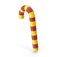 Christmas Stick Red Orange PNG & PSD Images