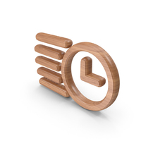 Rush Hours Symbol Wood PNG & PSD Images