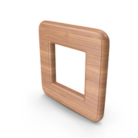 Wood Square Check Box Symbol PNG & PSD Images