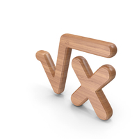 Wood Square Root Symbol PNG & PSD Images