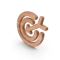 Wood Target Symbol PNG & PSD Images