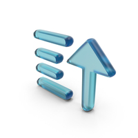 Glass Ascending Order Symbol PNG & PSD Images