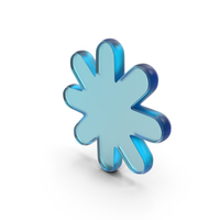 Asterisk Glass Symbol PNG & PSD Images