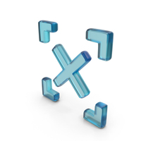 Glass Delete Option Symbol PNG & PSD Images