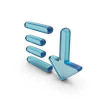 Descending Order Glass Symbol PNG & PSD Images