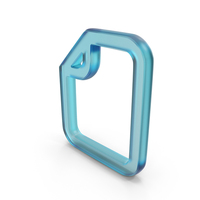 Empty Line Document Glass Symbol PNG & PSD Images