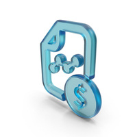 Glass Financial Analysis Document Symbol PNG & PSD Images