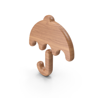 Wood Umbrella Symbol PNG & PSD Images